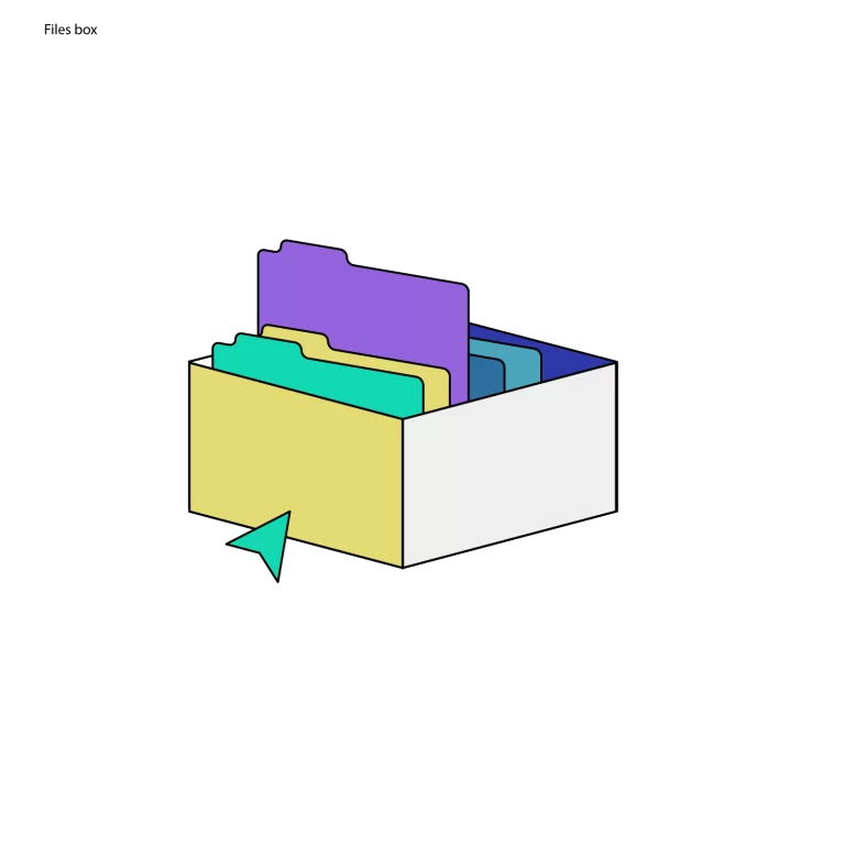 Digital Filing Box and Cursor