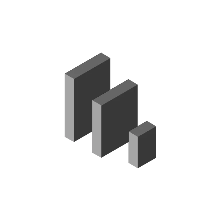 Isometric Bar Chart and Data Visualization