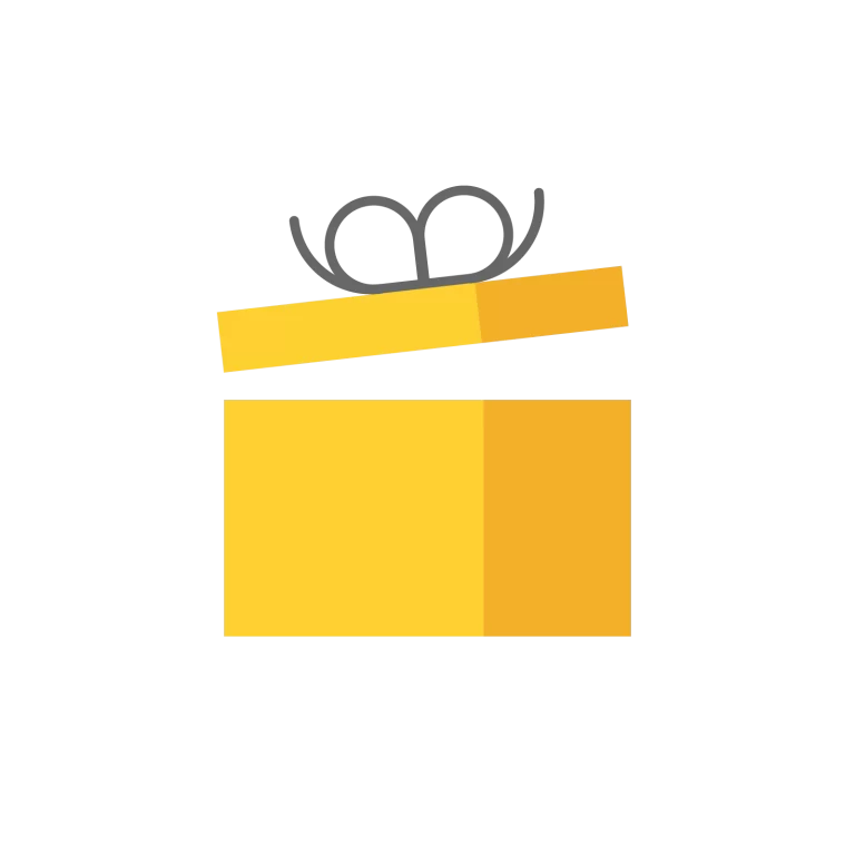 Open Gift Box and Reward Surprise