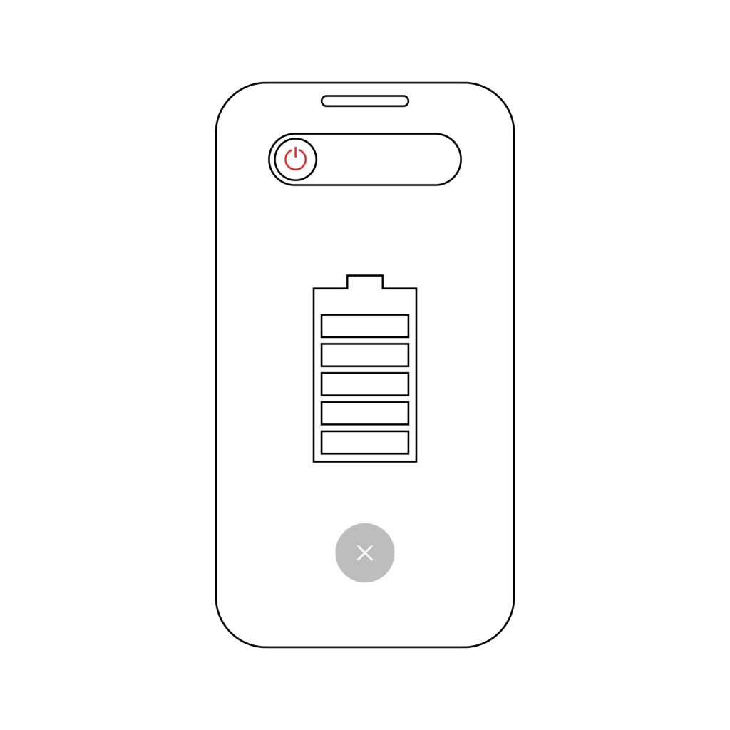 Smartphone Battery Indicator and Power Settings